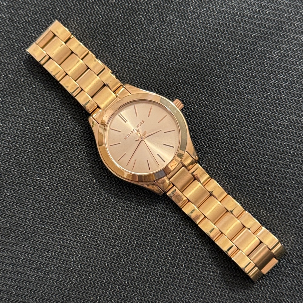 Michael Kors Mini Slim Runway MK3513 rose gold ladies watch